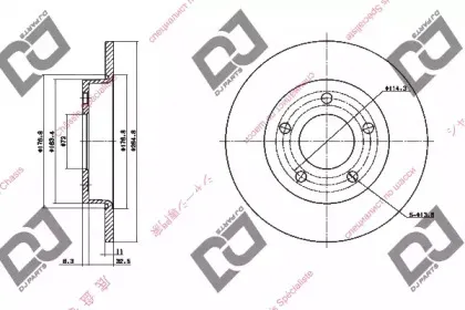Тормозной диск DJ PARTS купить